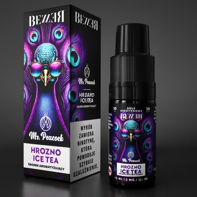 Mr. Peacock Salt Hrozno Ice Tea 10 ml 20 mg