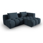 Cosmopolitan Design Тъмносин ъглов диван (десен ъгъл/с лежанка) Verona - Cosmopolitan Design (COS_RCO_S_193_F1_VERONA6)