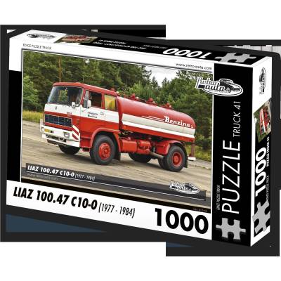 Retro cars - Puzzle TRUCK - Liaz 100.47 C10-0 (1977 - 1984) - 1 000 piese