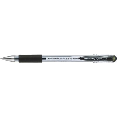 uni Гел писалка, 0, 25 мм, капачка, UNI "UM-151 Signo DX", черна 572834000 (572834000)