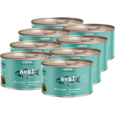 Louie Dog rybie s riasami 8 x 200 g