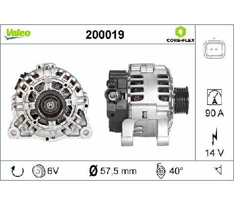 Generátor VALEO 200019