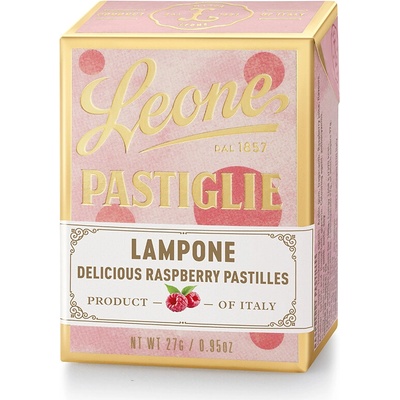 Leone 1857 Lampone Cucací pastilky s malinovou příchutí 27 g