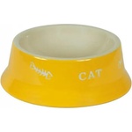 Kerbl Ceramic Bowl Fish - Керамична купа гланцирана, ЖЪЛТА - 200 мл 82669
