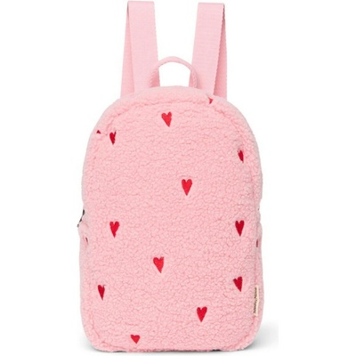Studio Noos Dětský batůžek Teddy Mini Light Pink Hearts