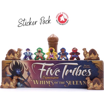 Meeple Stickers samolepky pro Five tribes whims of the sultan