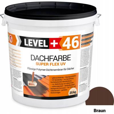 Barva LEVEL+ hnědá 25 l