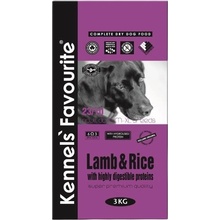 Kennels' Favourite Lamb & Rice 3 kg