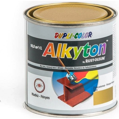 Alkyton antikorozní barva na rez 3v1 0,25 l zlatá metalíza