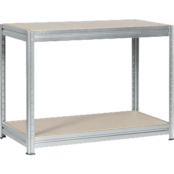 Carmen Метален стелаж MEGA 87x160x60 см, до 600 кг на рафт - цинк (3580524)