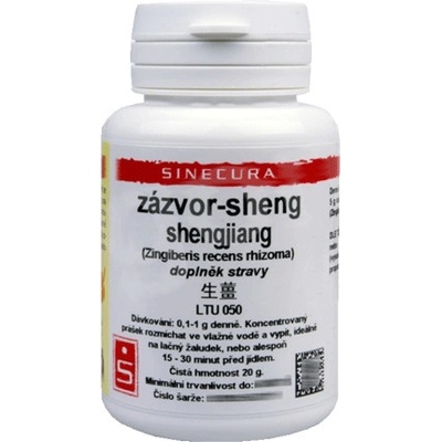 Sinecura Zázvor sheng shengjiang instantní prášek 20 g
