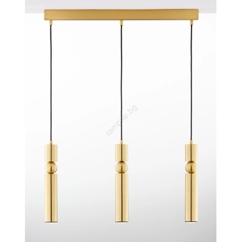 JUPITER 2010 - Пендел ALAS 3xGU10/10W/230V златист (10702010)