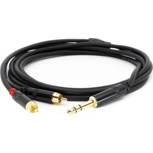s. Cab PAC451-3, 2xRCA/6.3mm, 3m
