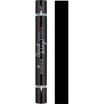 Essence Quick Wing! očné linky a pečiatka 01 Black 3,5 ml