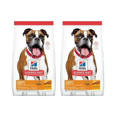 Hill’s Science Plan Adult Light Medium breed Chicken 2 x 14 kg