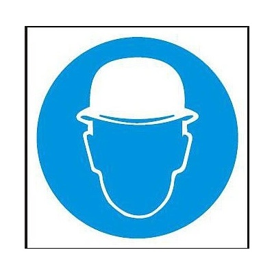 Symbol přilba 148x148mm - samolepka