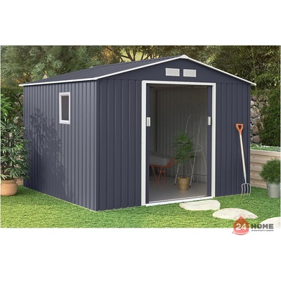 Sunny Градинска барака за инструменти SUNNY Hudson, тъмно сива 255х277 см