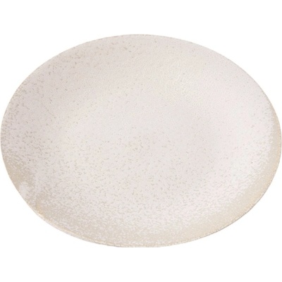 MIJ Jídelní talíř WHITE FADE 28 cm bílá keramika