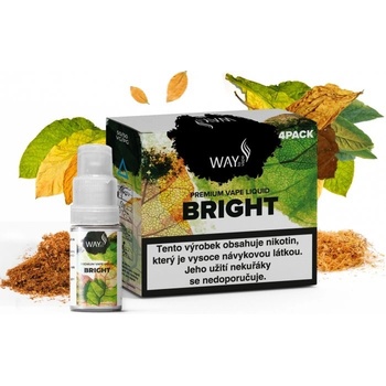 WAY to Vape Bright 4 x 10 ml 12 mg