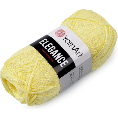 Pletací příze Elegance lurex 50 g Varianta: 8 (116) žlutá světlá, Balení: 1 ks 47193/108952/232827