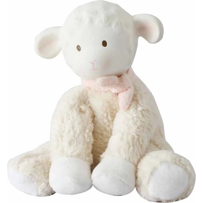 Tikiri Toys Плюшена играчка Tikiri - Агънцето Лукас с розов шал (94001P)