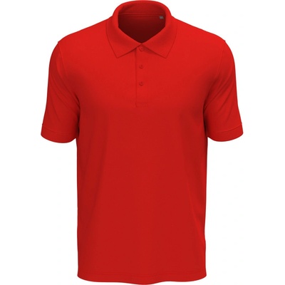 Stedman polokošile Lux Polo krátký rukáv pánská COT05906005501-scarlet red