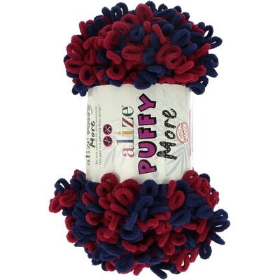 Alize Puffy More 6268 modro červená