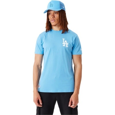 New Era League Essentials LC Tee Los Angeles Dodgers tyrkysové