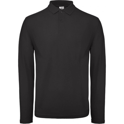 B&C polokošile ID.001 LSL piqué černá