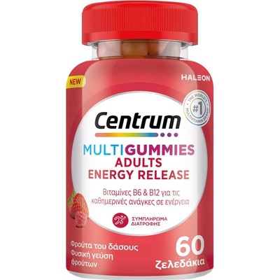 Centrum MultiGummies Energy Release, 60 желирани таблетки