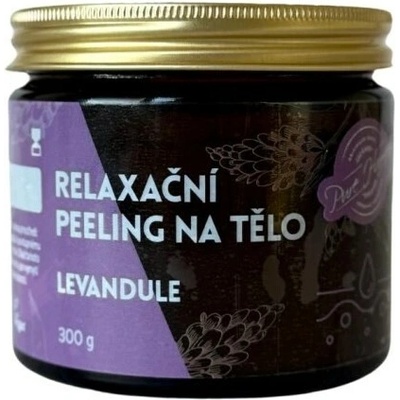 Pure Harmony relaxačný peeling na telo v skle levanduľa 300 g