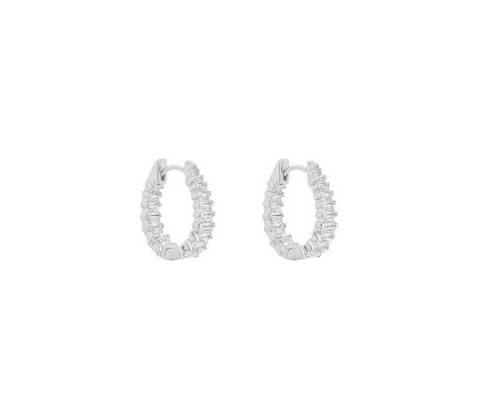 Diamonfire strieborné náušnice E6191