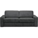 makamii Тъмносив разтегателен диван от рипсено кадифе 195 cm Nona - Makamii (NONA_3SF_27_P1_C9)