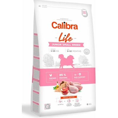 Calibra Dog Life Junior Small Breed Chicken 6 kg