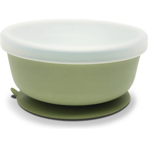 Lorelli Силиконова купа с ваккум и капак Lorelli - Natural, Fresh Green (10230640004)
