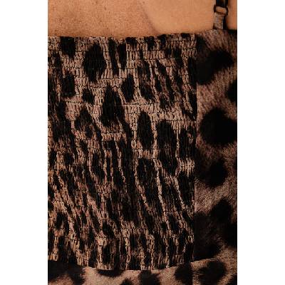 Le Privé лятна рокля от вискоза JANELLE CHIFFON LEOPARD (LP00763)