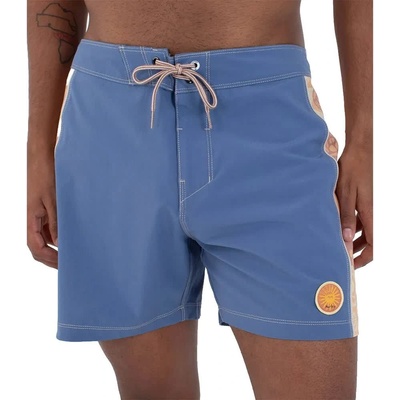 Hurley Бански гащета Hurley Phntm Naturals Blocked Sessions 16´´ swimming shorts - Blue (Thunderberry)