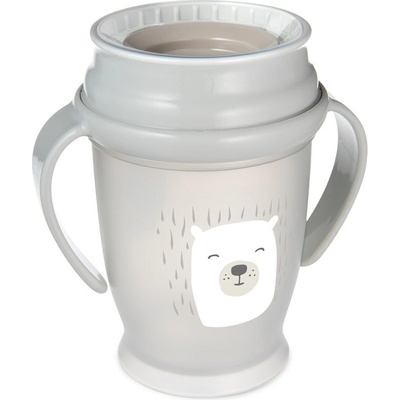 Canpol babies LOVI nevylévací hrnček junior 360° Buddy Bear béžový 250ml