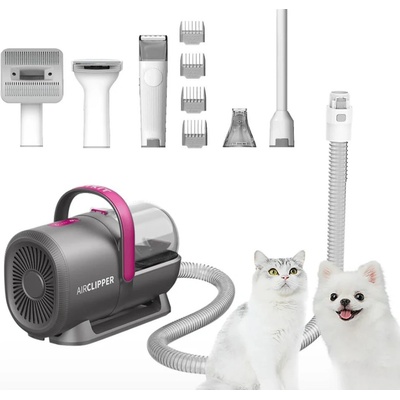PetKit AirClipper 5 v 1 šedá Sada pre starostlivosť o domácich miláčikov