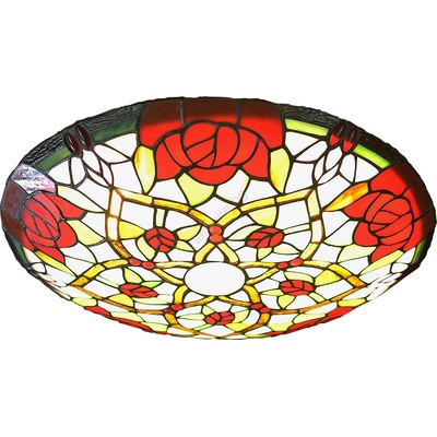 Brilagi - витражен таванен плафон в стил Tiffany GARLAN 2xE27/60W/230V (BG2793)