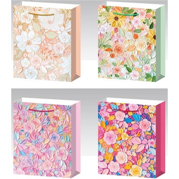 Image 1 of Armtoys ПОДАРЪЧНА ЧАНТА СРЕДЕН РАЗМЕР ПАСТЕЛНИ ЦВЕТЯ 42х30х12