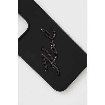 KARL LAGERFELD Кейс за телефон Karl Lagerfeld iPhone 15 Pro 6.1 (KLHCP15LSKSBMCK)