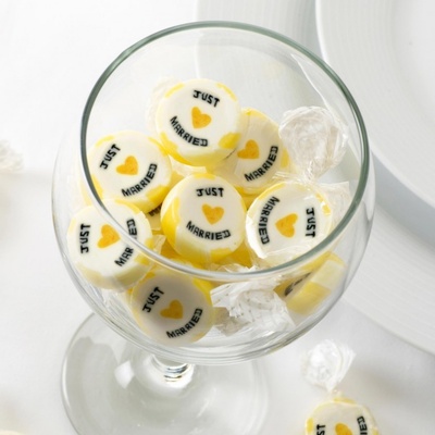 Svatební roksový bonbon - tyrkysové srdíčko - 1 ks – Zbozi.Blesk.cz