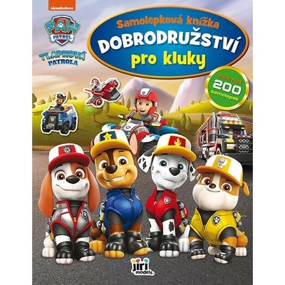 Velká samolepková knížka dobrodružství s tlapkovou