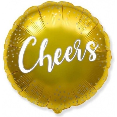 Godan Balónik fóliový zlatý Cheers 48 cm