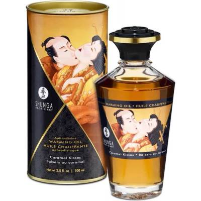 Масажно масло със затоплящ ефект, карамел - Aphrodisiac Oils 100ml (SHUNGA0159)