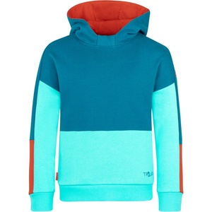 TROLLKIDS Детски суичър Trollkids Kid's Rondane Sweater Hoodie - Summernight Blue / Red Clay - размер 92 (EU) (704-3541-1111)