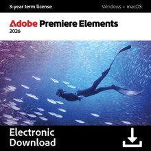 Adobe Premiere Elements 2026 - 3 roky