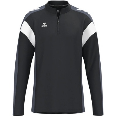 Erima Celebrate 125 mikina 1/2 zip dětská černá tmavě šedá