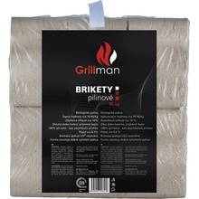 Grillman dřevěné brikety 10 kg